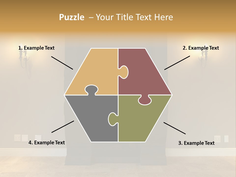 Empty Living Modern PowerPoint Template