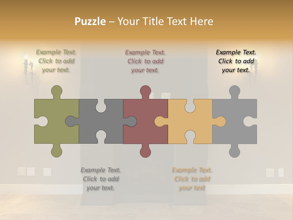 Empty Living Modern PowerPoint Template