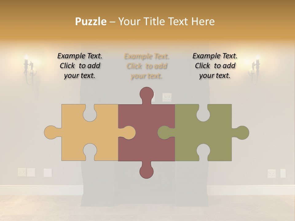 Empty Living Modern PowerPoint Template