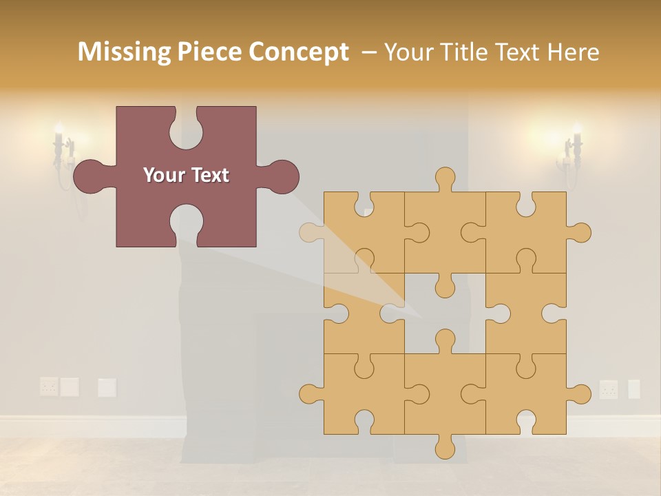 Empty Living Modern PowerPoint Template