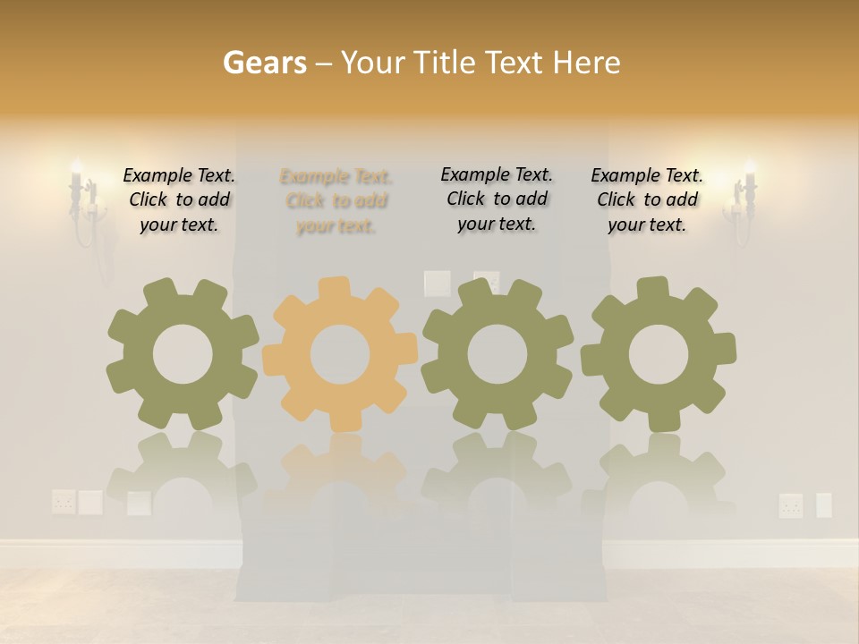 Empty Living Modern PowerPoint Template