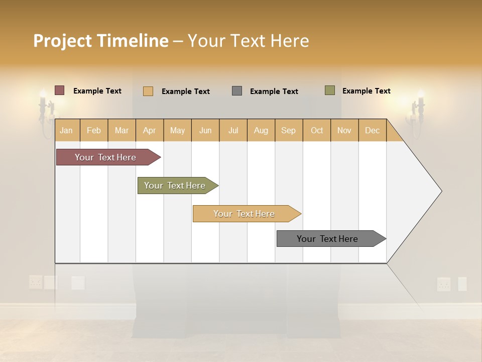Empty Living Modern PowerPoint Template