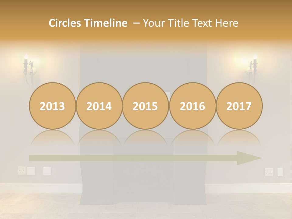 Empty Living Modern PowerPoint Template
