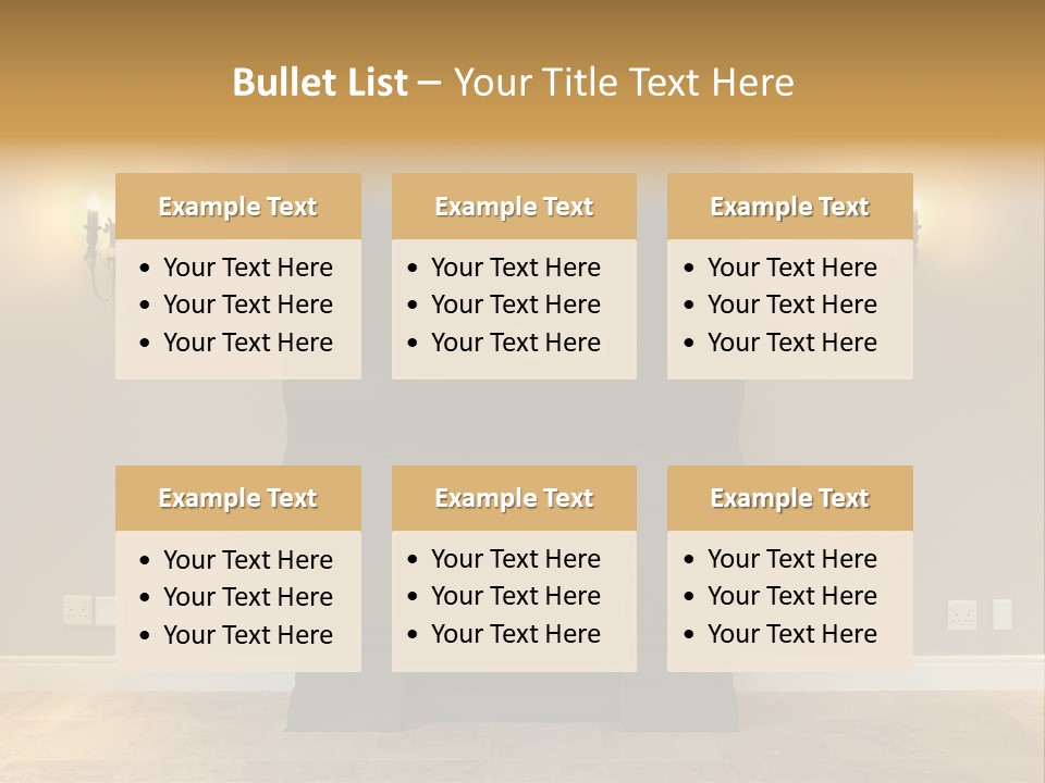 Empty Living Modern PowerPoint Template