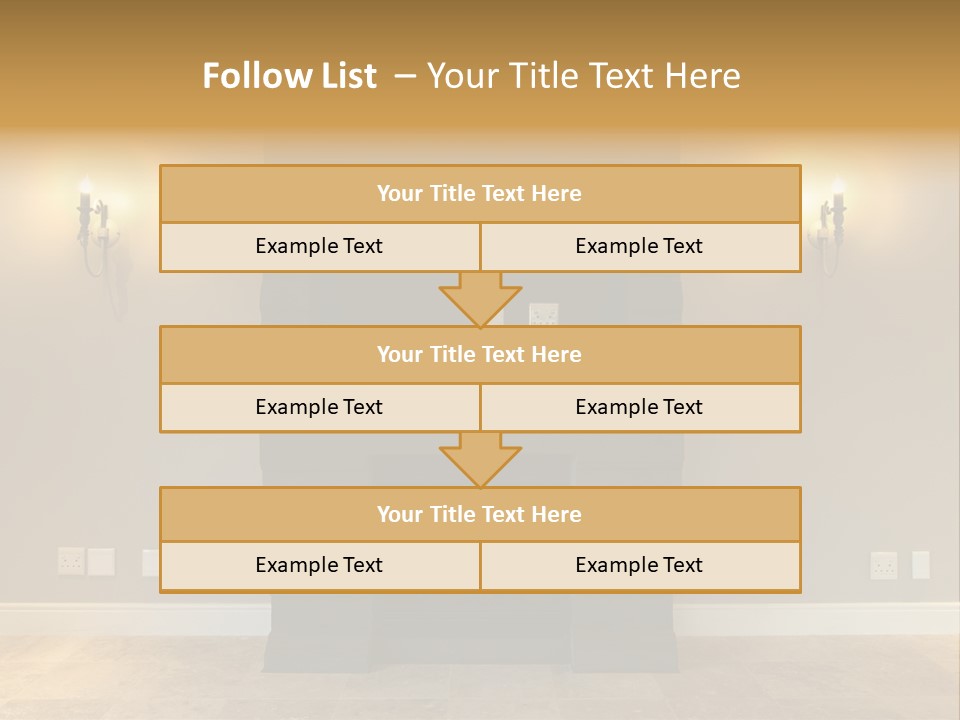 Empty Living Modern PowerPoint Template