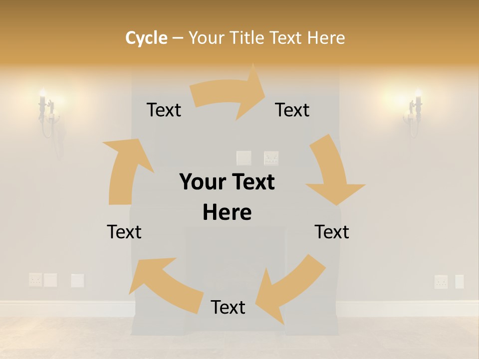 Empty Living Modern PowerPoint Template