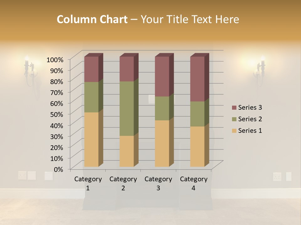 Empty Living Modern PowerPoint Template