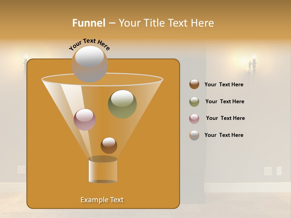 Empty Living Modern PowerPoint Template