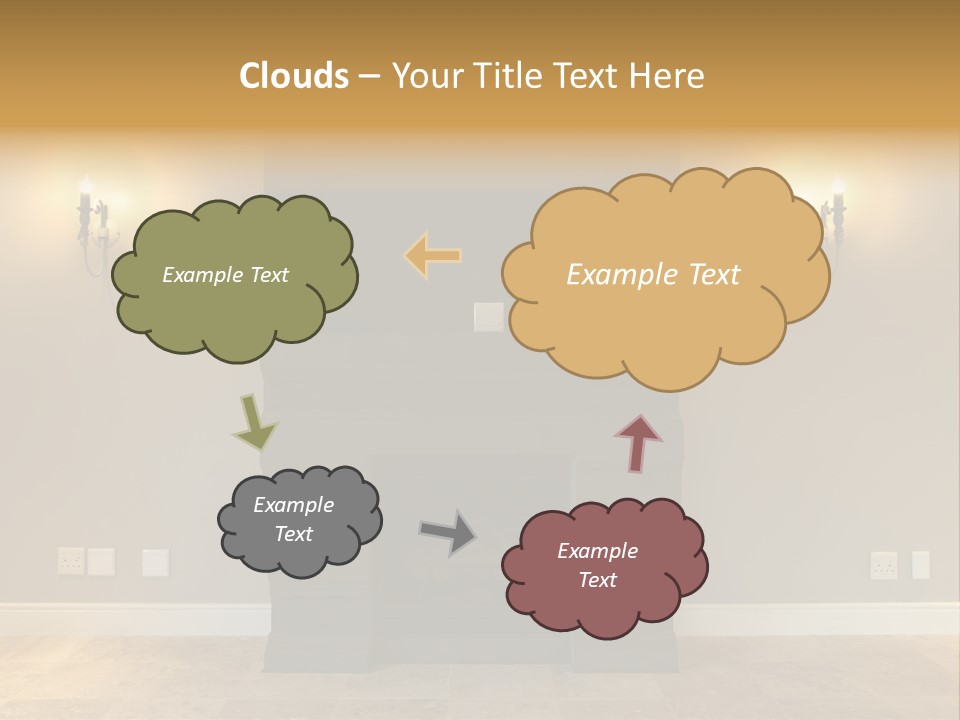 Empty Living Modern PowerPoint Template