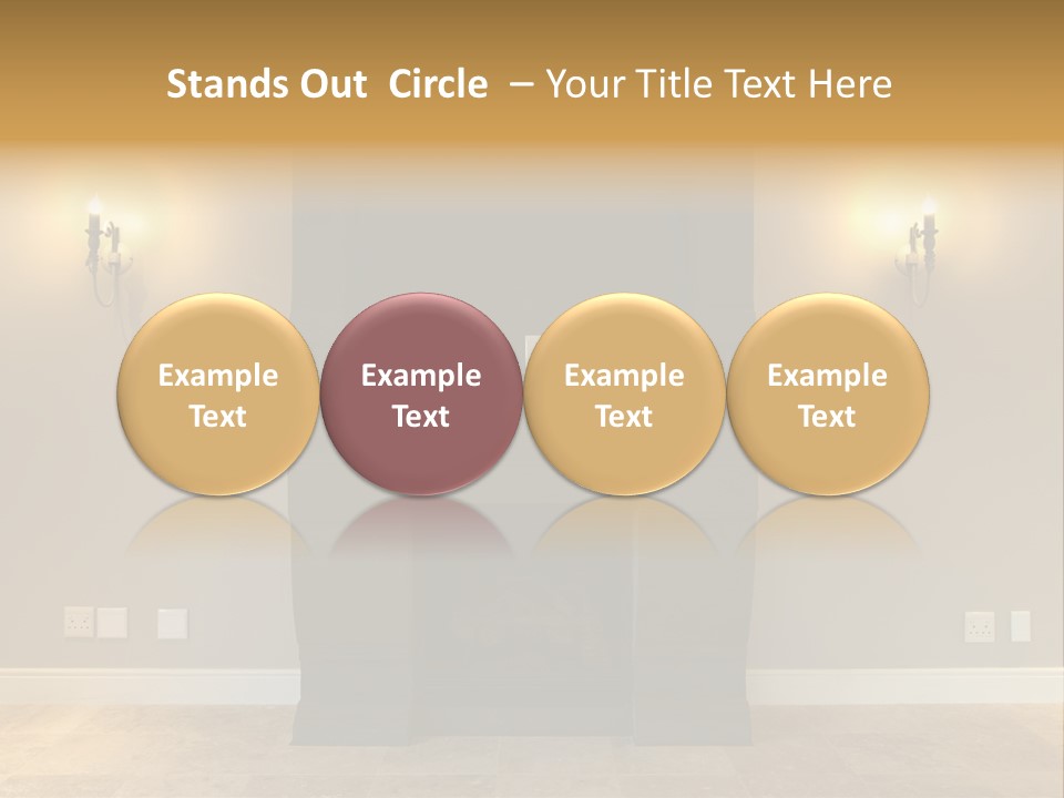 Empty Living Modern PowerPoint Template