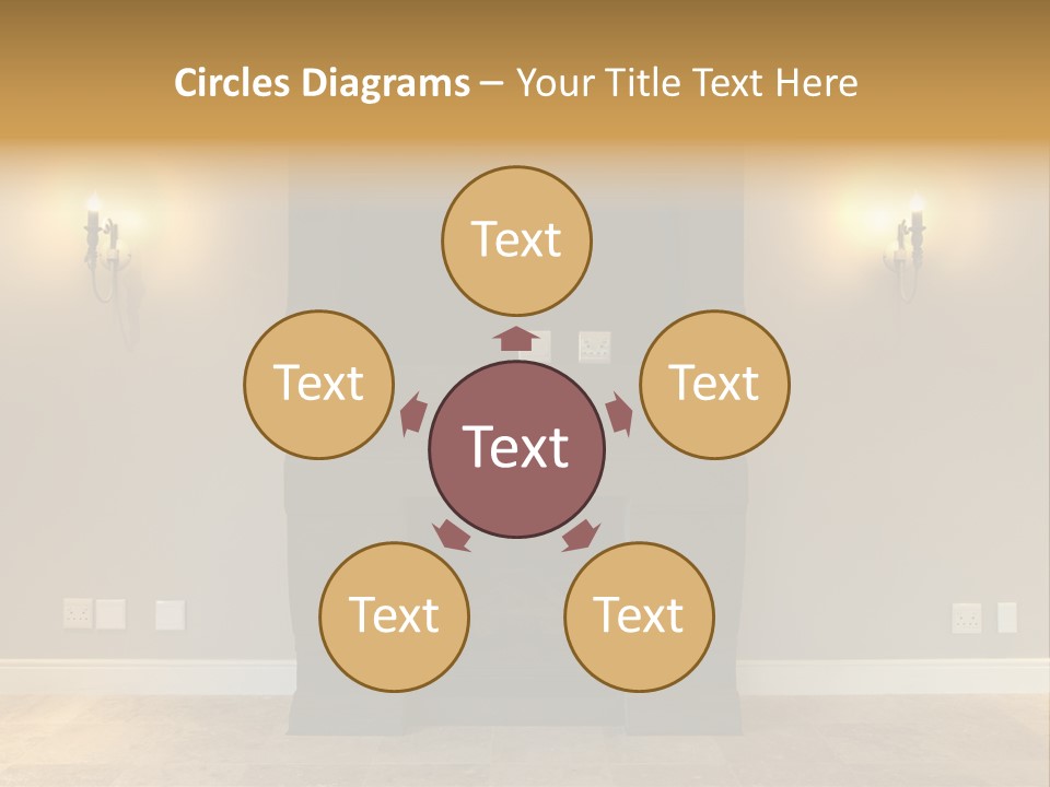 Empty Living Modern PowerPoint Template