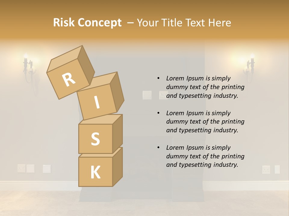 Empty Living Modern PowerPoint Template