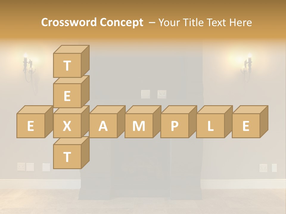 Empty Living Modern PowerPoint Template