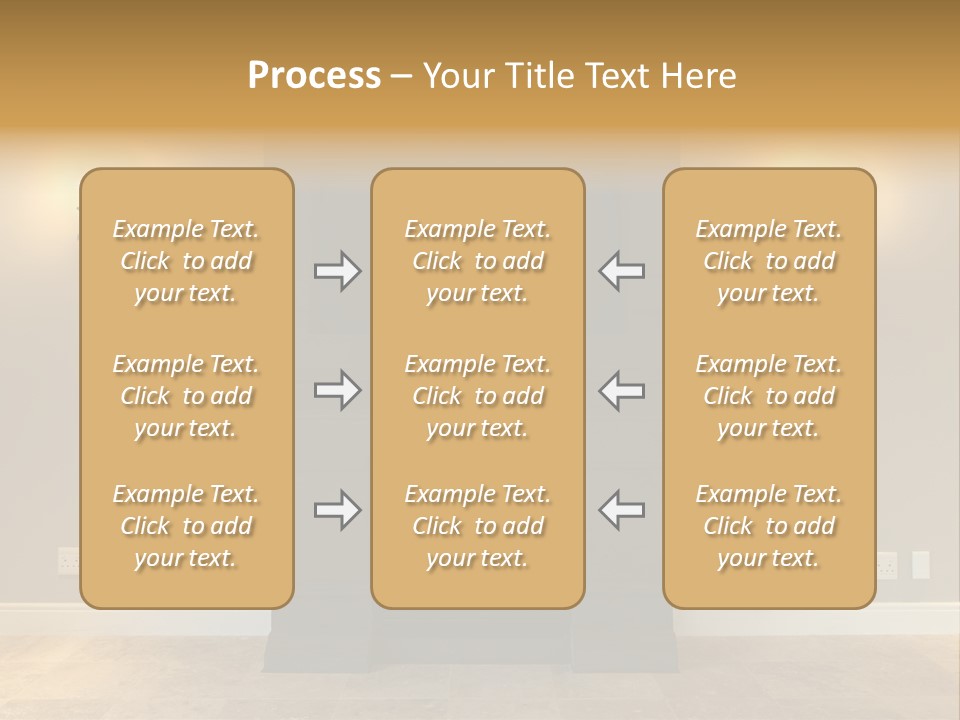 Empty Living Modern PowerPoint Template