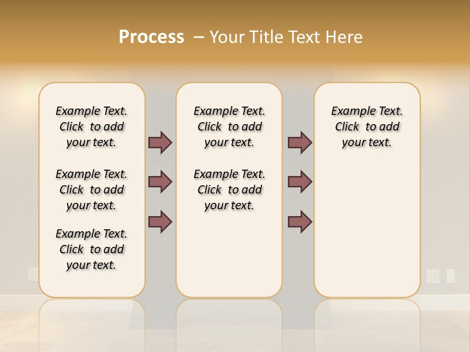 Empty Living Modern PowerPoint Template