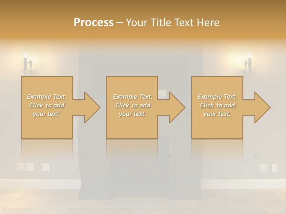 Empty Living Modern PowerPoint Template
