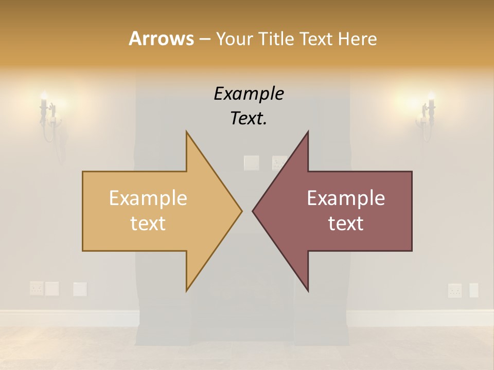 Empty Living Modern PowerPoint Template