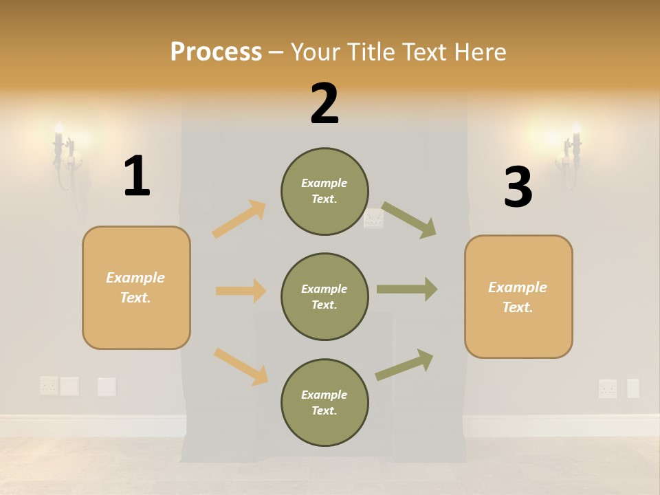 Empty Living Modern PowerPoint Template