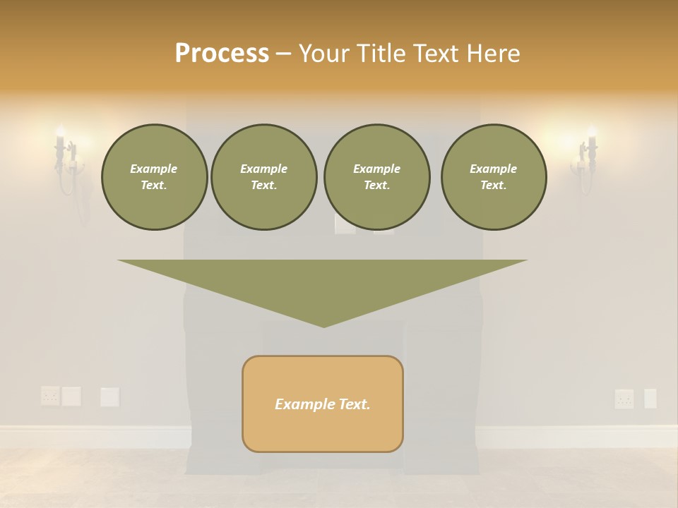 Empty Living Modern PowerPoint Template