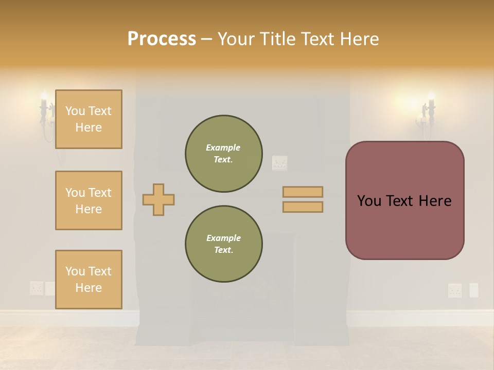Empty Living Modern PowerPoint Template