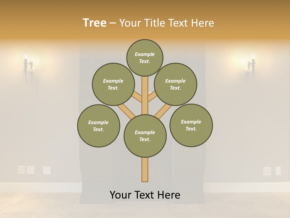 Empty Living Modern PowerPoint Template