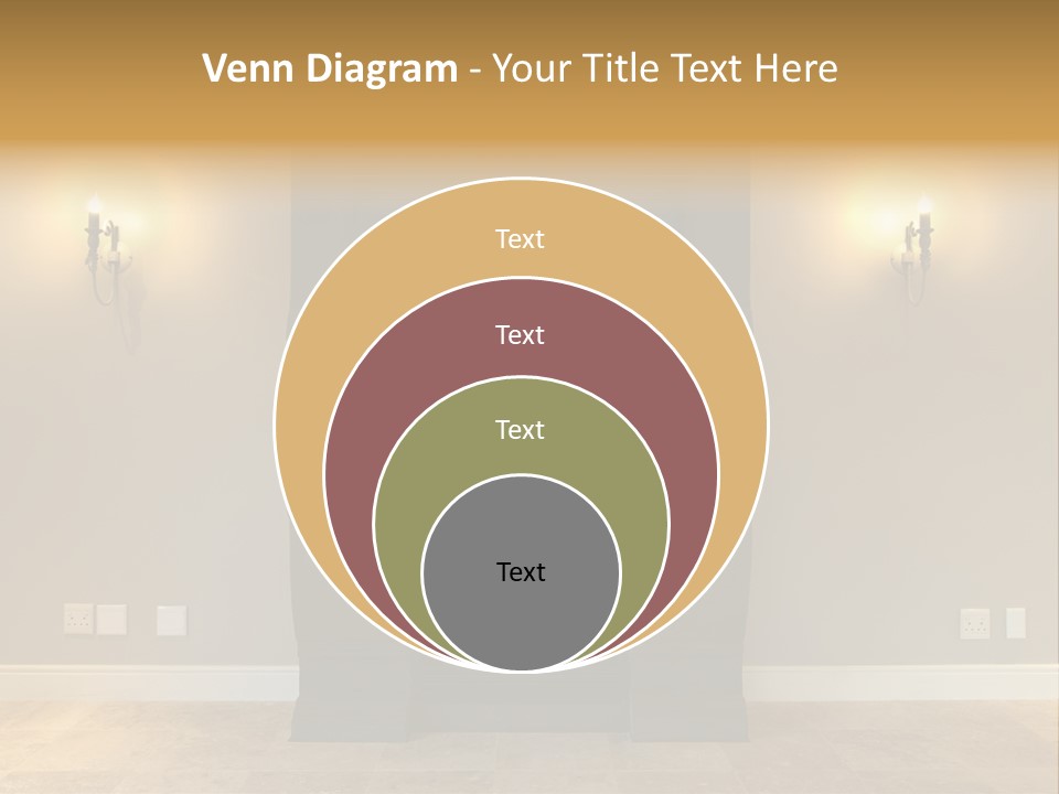 Empty Living Modern PowerPoint Template