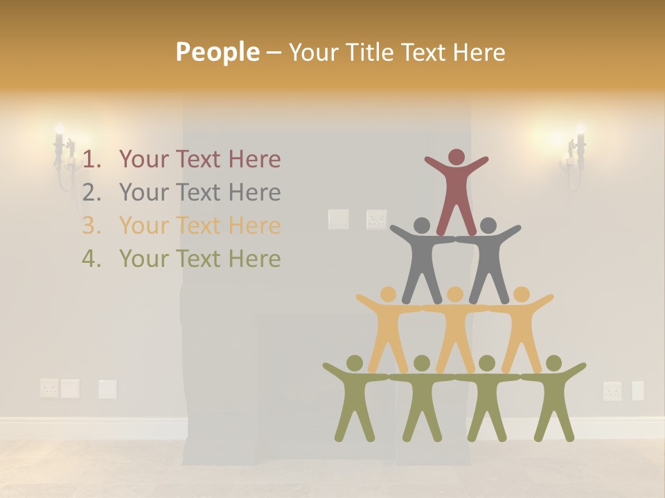 Empty Living Modern PowerPoint Template