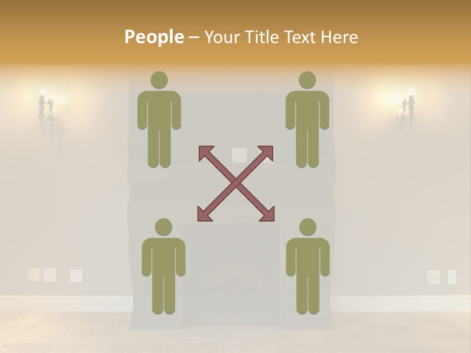 Empty Living Modern PowerPoint Template