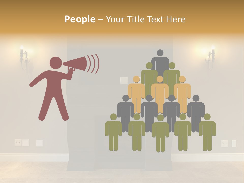 Empty Living Modern PowerPoint Template