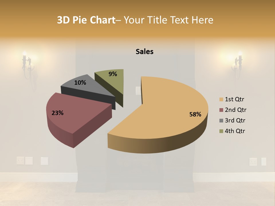 Empty Living Modern PowerPoint Template