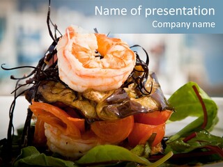 Cuisine Resort Food PowerPoint Template