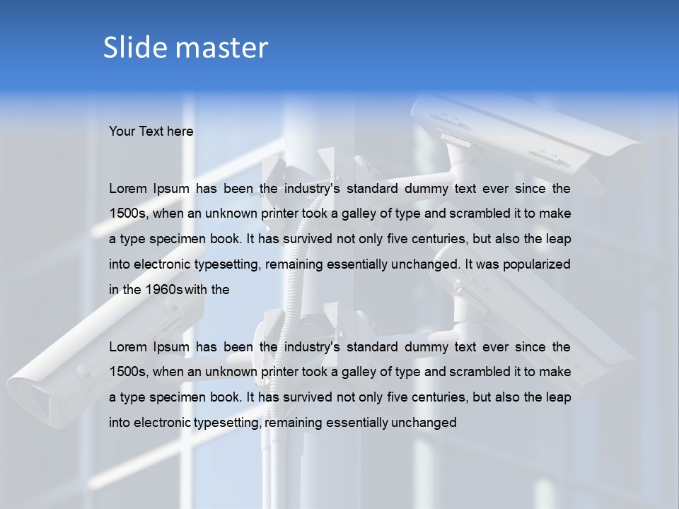 Industry Closeup Observe PowerPoint Template