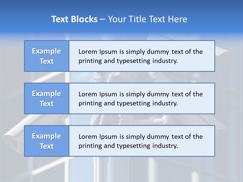 Industry Closeup Observe PowerPoint Template