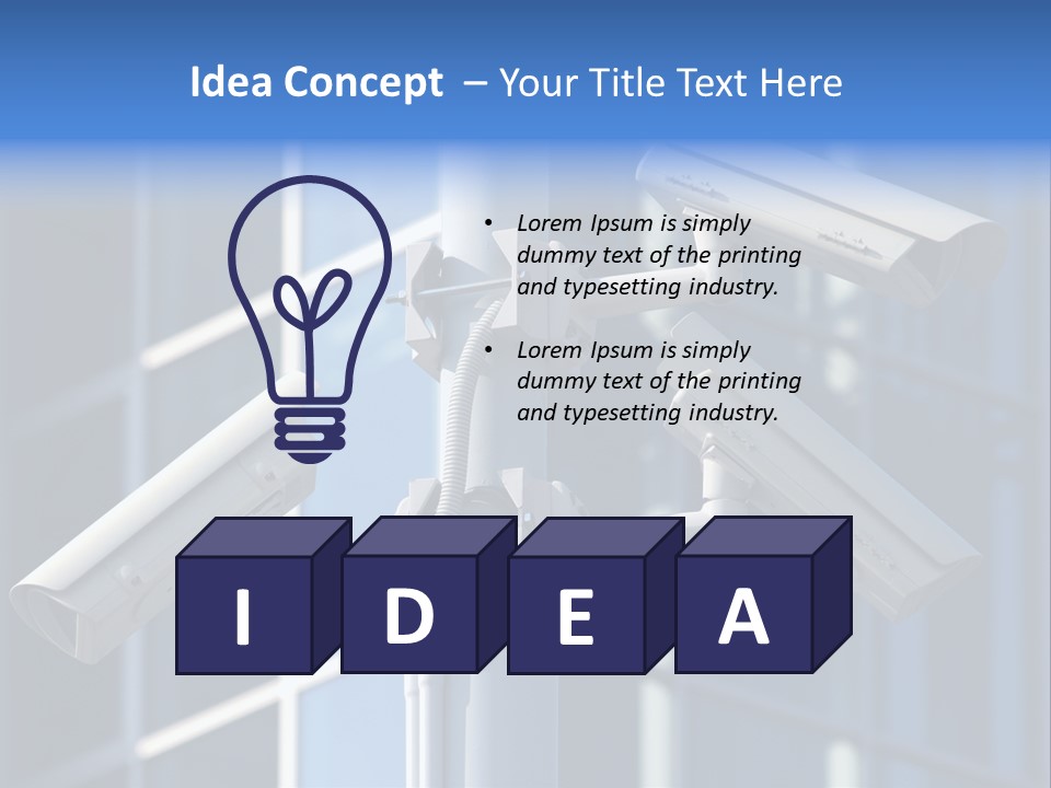Industry Closeup Observe PowerPoint Template