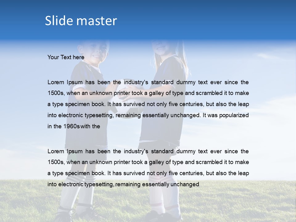 Sport Team Latin Grass PowerPoint Template