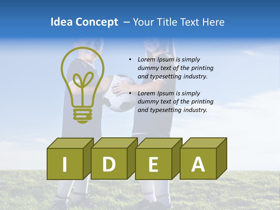 Sport Team Latin Grass PowerPoint Template