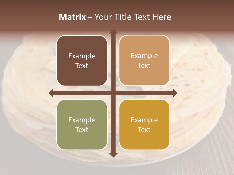 Crepe Homemade Rustic PowerPoint Template