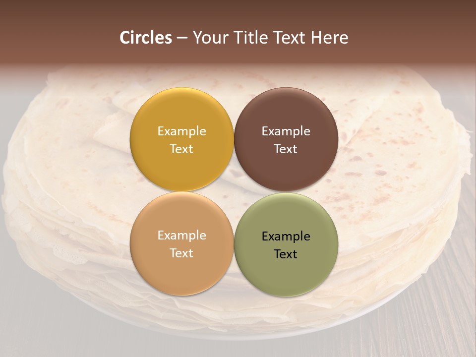 Crepe Homemade Rustic PowerPoint Template