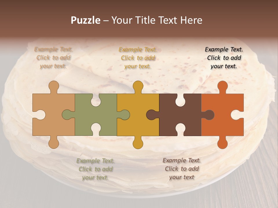 Crepe Homemade Rustic PowerPoint Template
