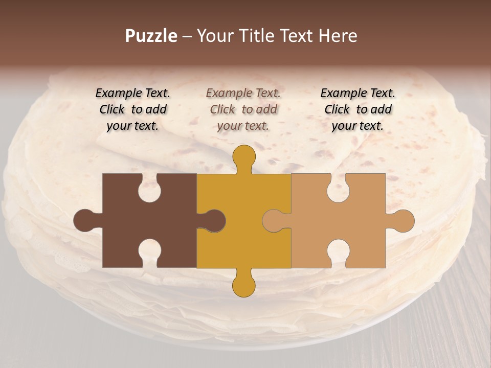 Crepe Homemade Rustic PowerPoint Template