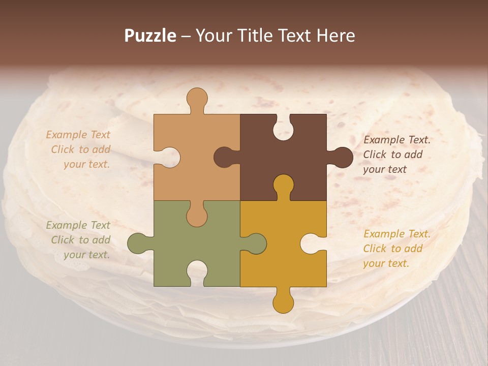 Crepe Homemade Rustic PowerPoint Template