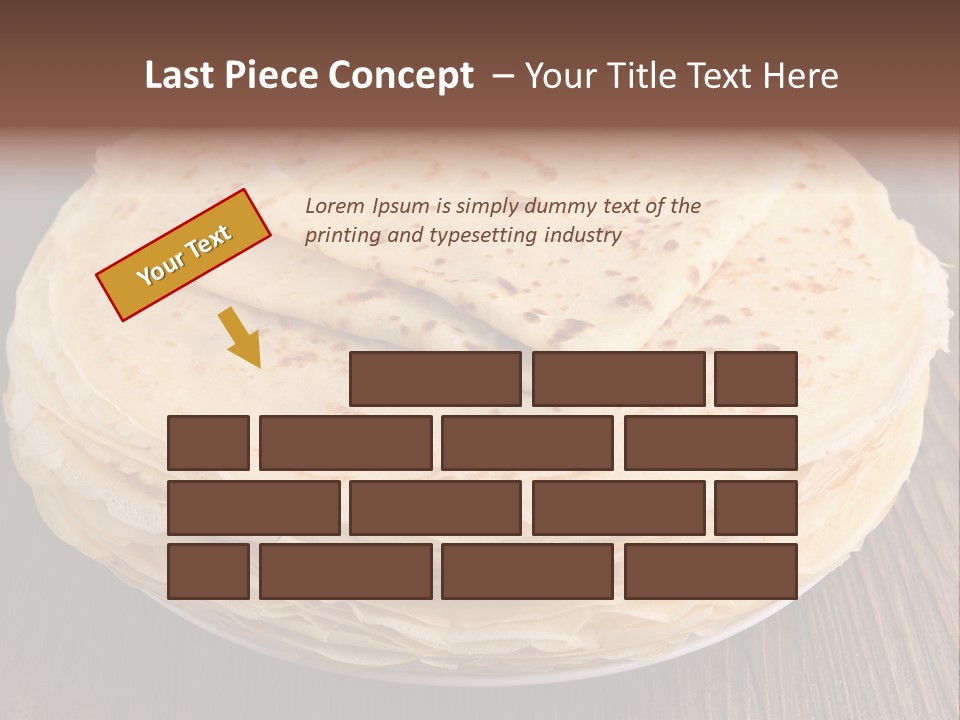 Crepe Homemade Rustic PowerPoint Template