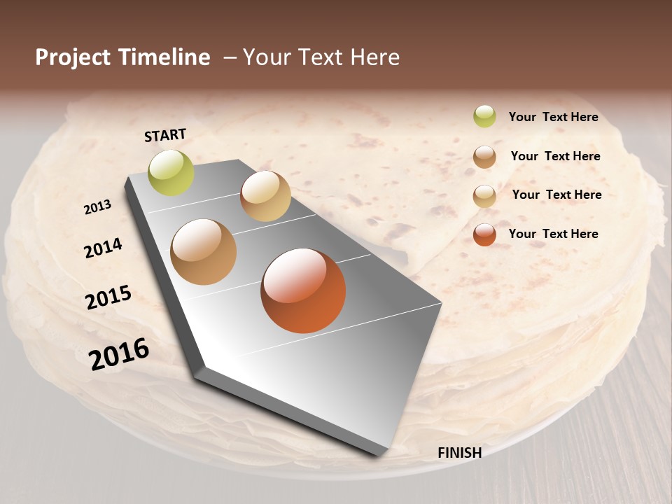 Crepe Homemade Rustic PowerPoint Template