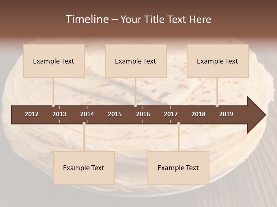 Crepe Homemade Rustic PowerPoint Template