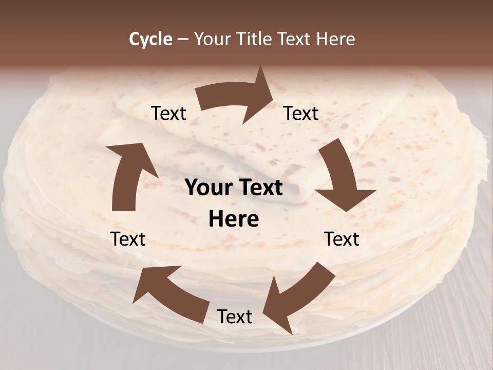 Crepe Homemade Rustic PowerPoint Template