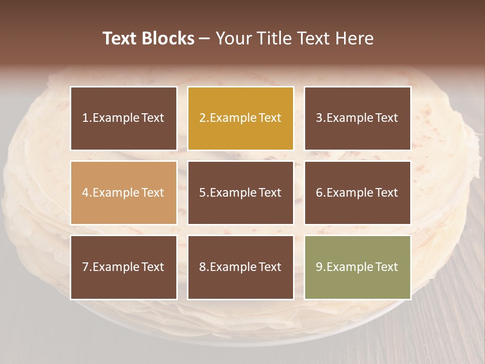 Crepe Homemade Rustic PowerPoint Template