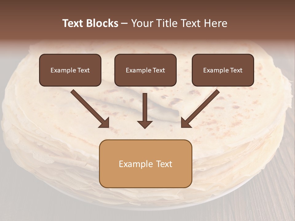 Crepe Homemade Rustic PowerPoint Template