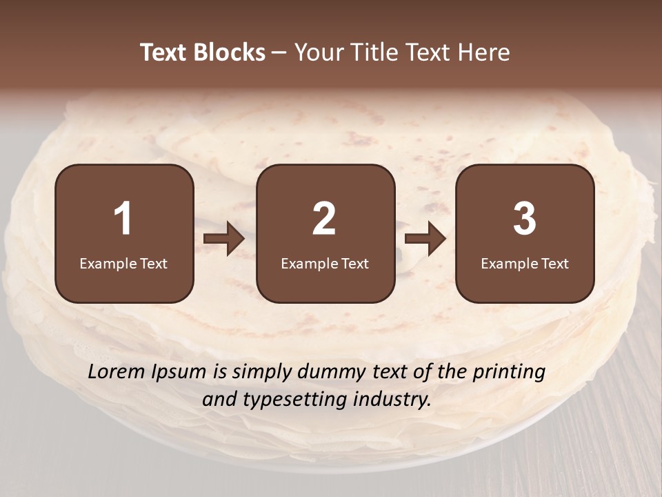 Crepe Homemade Rustic PowerPoint Template