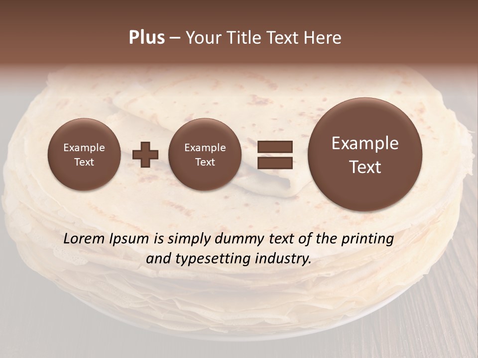 Crepe Homemade Rustic PowerPoint Template