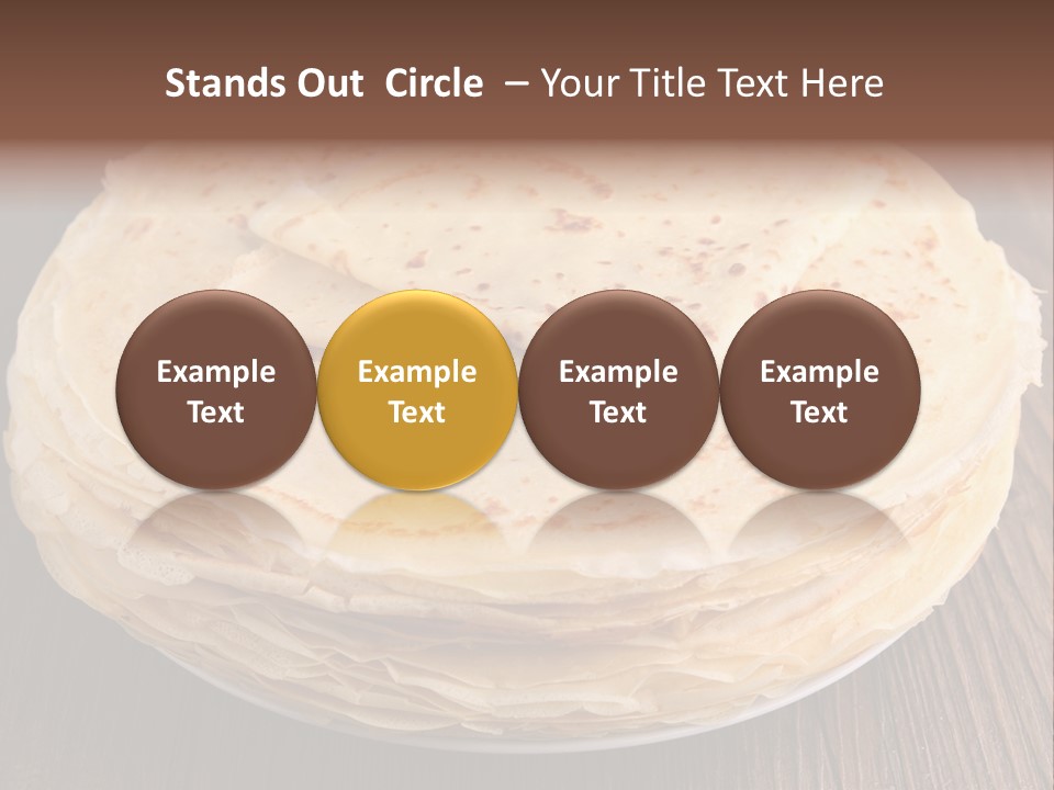 Crepe Homemade Rustic PowerPoint Template